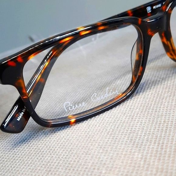 NEW Pierre Cardin Eyeglass Frame, Rx'able, Brown Tortoise HAVANA, Men 55 16 145 - Picture 4 of 7